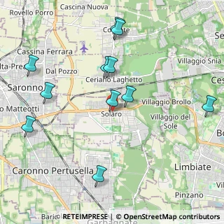 Mappa Via G. Mazzini, 20033 Solaro MI, Italia (2.25091)