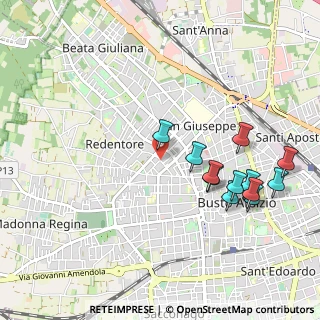 Mappa Via Salvator Rosa, 21052 Busto Arsizio VA, Italia (1.05083)