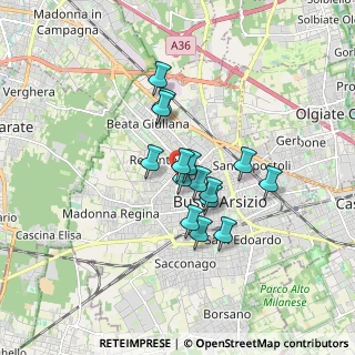 Mappa Via Salvatore Rosa, 21052 Busto Arsizio VA, Italia (1.218)