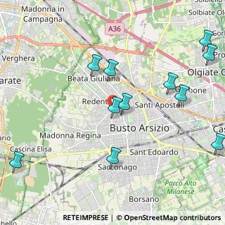 Mappa Via Salvatore Rosa, 21052 Busto Arsizio VA, Italia (2.45)