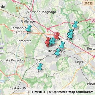 Mappa Via Salvatore Rosa, 21052 Busto Arsizio VA, Italia (2.91167)