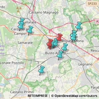 Mappa Via Salvator Rosa, 21052 Busto Arsizio VA, Italia (3.38429)