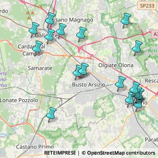 Mappa Via Salvator Rosa, 21052 Busto Arsizio VA, Italia (5.34611)