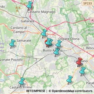 Mappa Via Salvatore Rosa, 21052 Busto Arsizio VA, Italia (4.89)