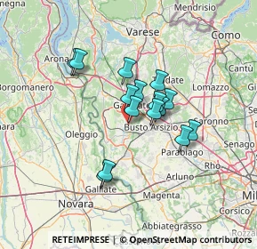 Mappa Via Monte Golico, 21017 Samarate VA, Italia (9.98533)