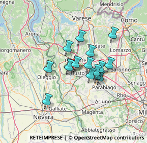 Mappa Via Monte Golico, 21017 Samarate VA, Italia (9.55688)