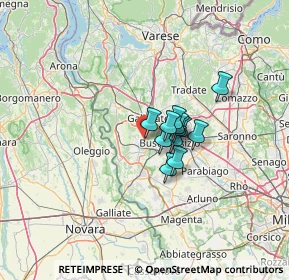 Mappa Via Monte Golico, 21017 Samarate VA, Italia (7.34167)