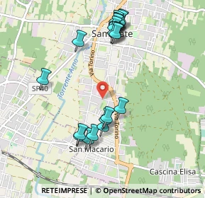 Mappa Via Monte Golico, 21017 Samarate VA, Italia (1.019)