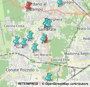 Mappa Via Monte Golico, 21017 Samarate VA, Italia (1.93364)