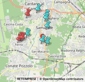 Mappa Via Monte Golico, 21017 Samarate VA, Italia (1.69636)