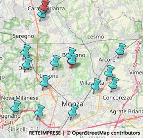 Mappa Via Leonardo da Vinci, 20854 Vedano Al Lambro MB, Italia (4.66688)