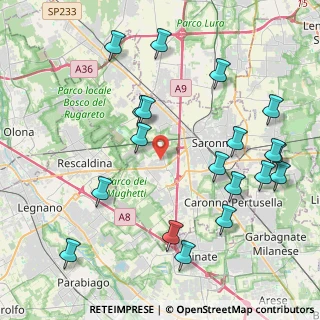 Mappa Via Don Olimpio Moneta, 21040 Uboldo VA, Italia (4.78526)