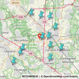 Mappa Via Don Olimpio Moneta, 21040 Uboldo VA, Italia (4.33)