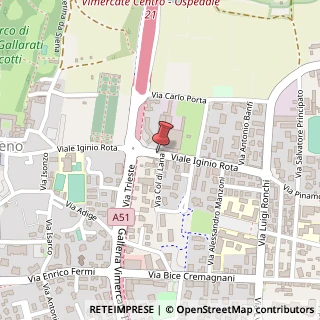 Mappa Via I. Rota, 26C, 20871 Vimercate, Monza e Brianza (Lombardia)