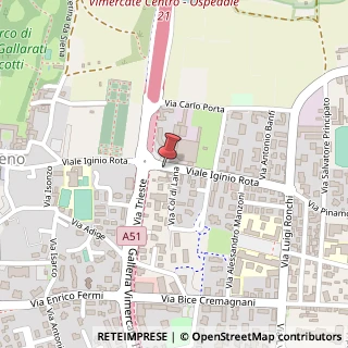 Mappa Via I. Rota, 55/6, 20871 Vimercate, Monza e Brianza (Lombardia)