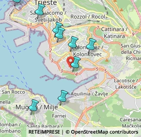 Mappa Via Carlo Schmidl, 34147 Trieste TS, Italia (2.65583)