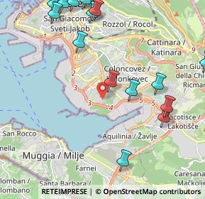 Mappa Via Carlo Schmidl, 34147 Trieste TS, Italia (2.74125)
