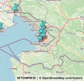 Mappa Via Carlo Schmidl, 34147 Trieste TS, Italia (21.62091)