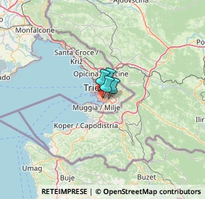 Mappa Via Carlo Schmidl, 34147 Trieste TS, Italia (40.64636)