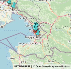 Mappa Via Carlo Schmidl, 34147 Trieste TS, Italia (25.20818)