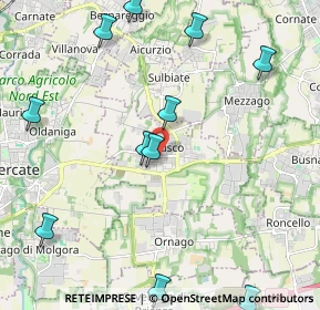 Mappa Piazza Fumagalli, 20882 Bellusco MB, Italia (2.59182)