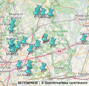 Mappa Piazza Fumagalli, 20882 Bellusco MB, Italia (9.5815)