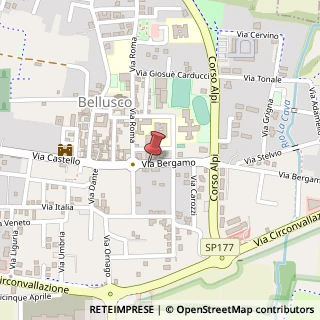 Mappa Via Bergamo, 38, 20882 Bellusco, Monza e Brianza (Lombardia)