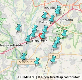 Mappa Piazza Papa Giovanni XXIII, 24046 Osio Sotto BG, Italia (3.5125)