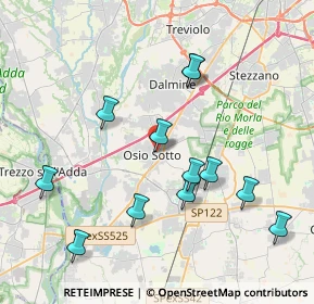 Mappa Piazza Papa Giovanni XXIII, 24046 Osio Sotto BG, Italia (4.01333)