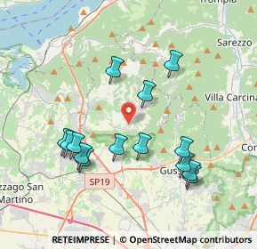 Mappa Via dei Sabbioni, 25025 Ome BS, Italia (3.73429)