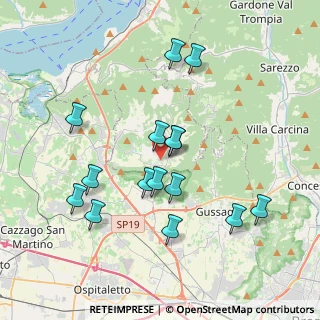 Mappa Via dei Sabbioni, 25025 Ome BS, Italia (3.64267)