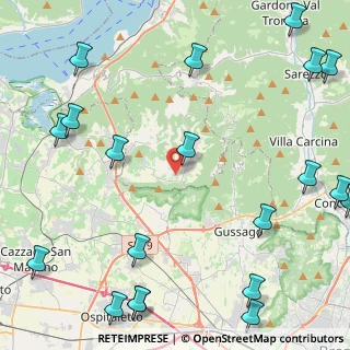 Mappa Via dei Sabbioni, 25025 Ome BS, Italia (6.6455)