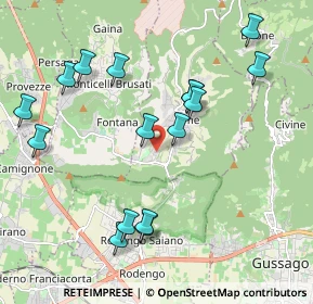 Mappa Via dei Sabbioni, 25025 Ome BS, Italia (2.12875)