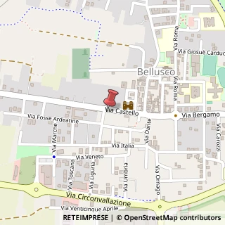 Mappa Via Castello, 36, 20882 Bellusco, Monza e Brianza (Lombardia)
