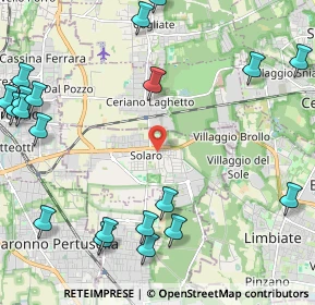 Mappa Via Conciliazione, 20033 Solaro MI, Italia (3.037)