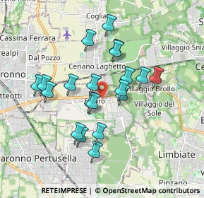 Mappa Via Conciliazione, 20033 Solaro MI, Italia (1.5755)
