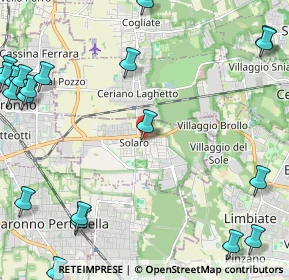 Mappa Via Conciliazione, 20033 Solaro MI, Italia (3.402)