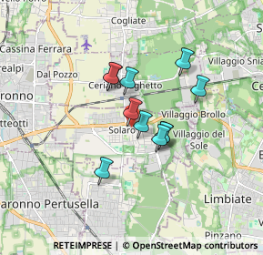 Mappa Via Conciliazione, 20033 Solaro MI, Italia (1.19727)