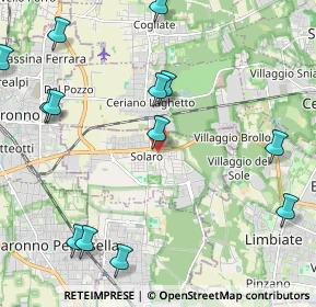 Mappa Via Conciliazione, 20033 Solaro MI, Italia (2.70538)