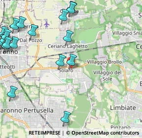 Mappa Via Conciliazione, 20033 Solaro MI, Italia (3.085)