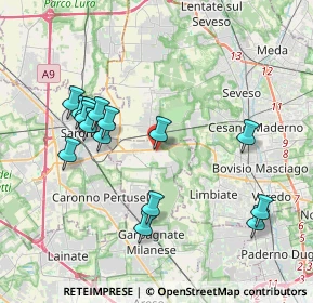 Mappa Via Conciliazione, 20033 Solaro MI, Italia (3.934)