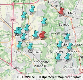 Mappa Via Conciliazione, 20033 Solaro MI, Italia (3.89833)