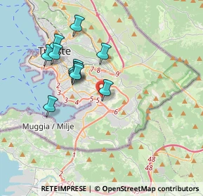 Mappa Via Laura Silvano Petracco, 34147 Trieste TS, Italia (3.31727)