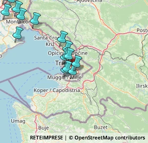 Mappa Via Laura Silvano Petracco, 34147 Trieste TS, Italia (17.39375)
