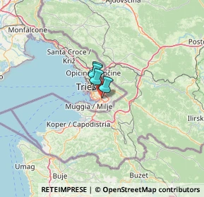 Mappa Via Laura Silvano Petracco, 34148 Trieste TS, Italia (59.62308)