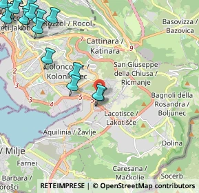Mappa Via Laura Silvano Petracco, 34147 Trieste TS, Italia (3.08667)