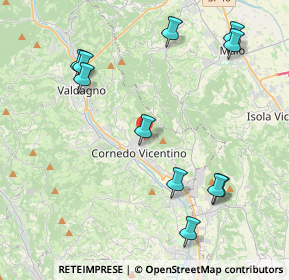 Mappa Via Miniera, 36073 Cornedo Vicentino VI, Italia (4.70091)