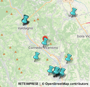 Mappa Via Miniera, 36073 Cornedo Vicentino VI, Italia (5.27389)