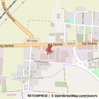 Mappa Via Varese, 175/G, 20020 Solaro, Milano (Lombardia)