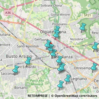 Mappa Via Don Minzoni, 21057 Olgiate Olona VA, Italia (2.27933)